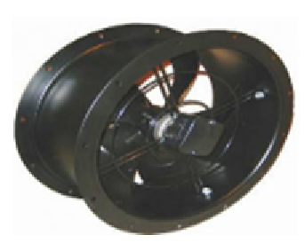 Осевой вентилятор Ванвент YWF4Т-350BE на круглом канале