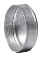 Заглушка металлическая Viento ЗГЛ125Н D125, нерж. сталь