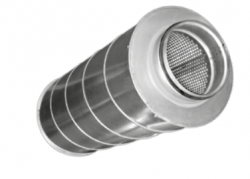 Шумоглушитель для круглых воздуховодов Zilon ZSA 355/900