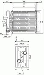 Водяной нагреватель Shuft WHR 900x500-2